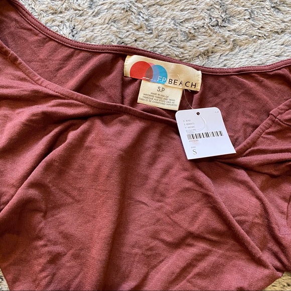 NWT FP BEACH BY FREE PEOPLE ALIA CROP TOP - Picture 10 of 13
